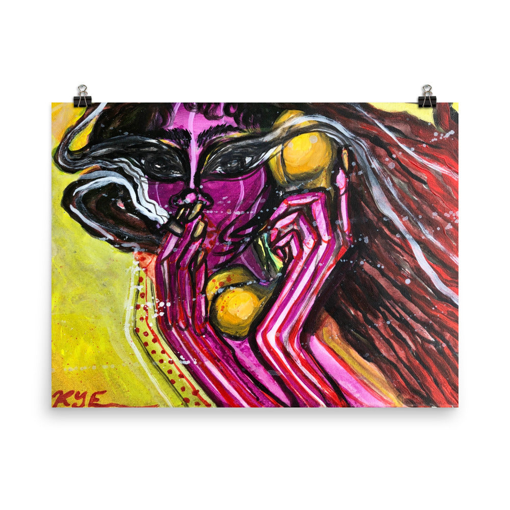 "Tears and Smoke" poster