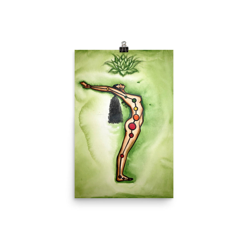 Healing Heart Chakra Flow Poster