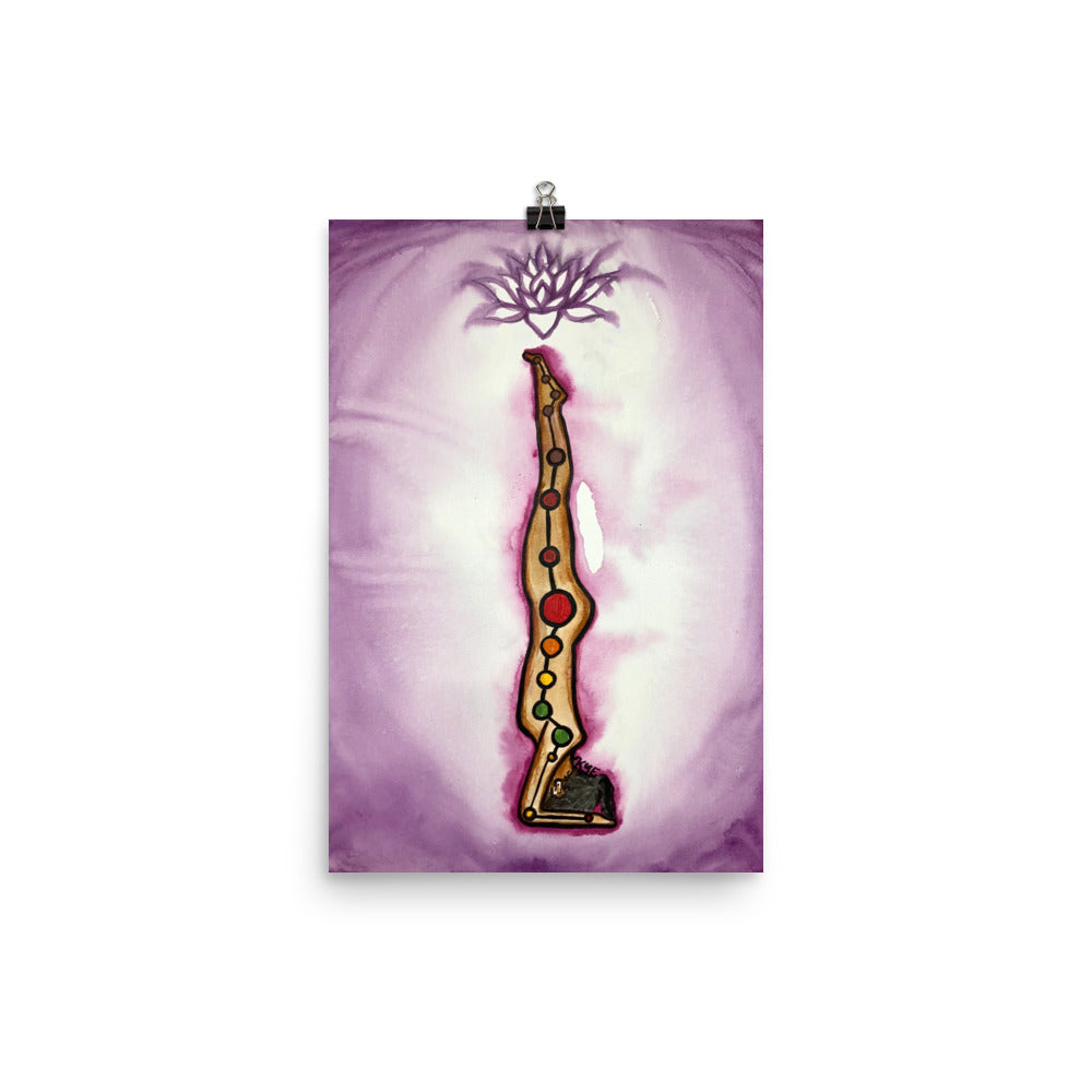 Healing Crown Chakra Flow Poster