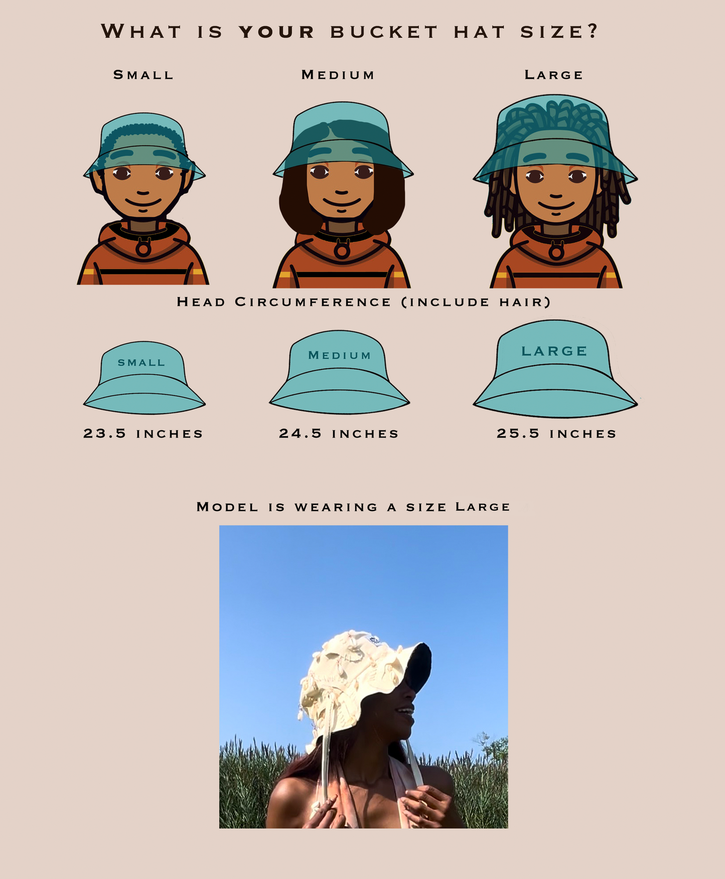 Earthtone Mudcloth Bucket Hat