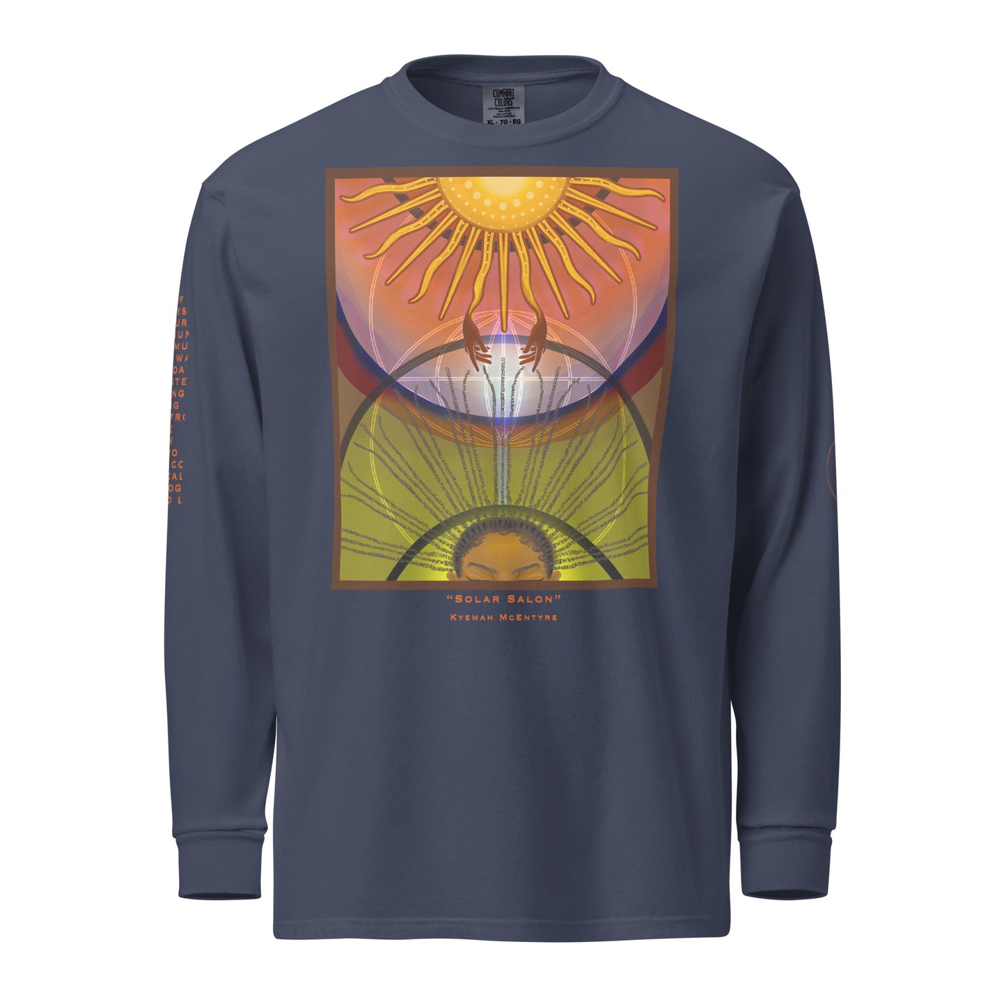 "Solar Salon" long-sleeve shirt