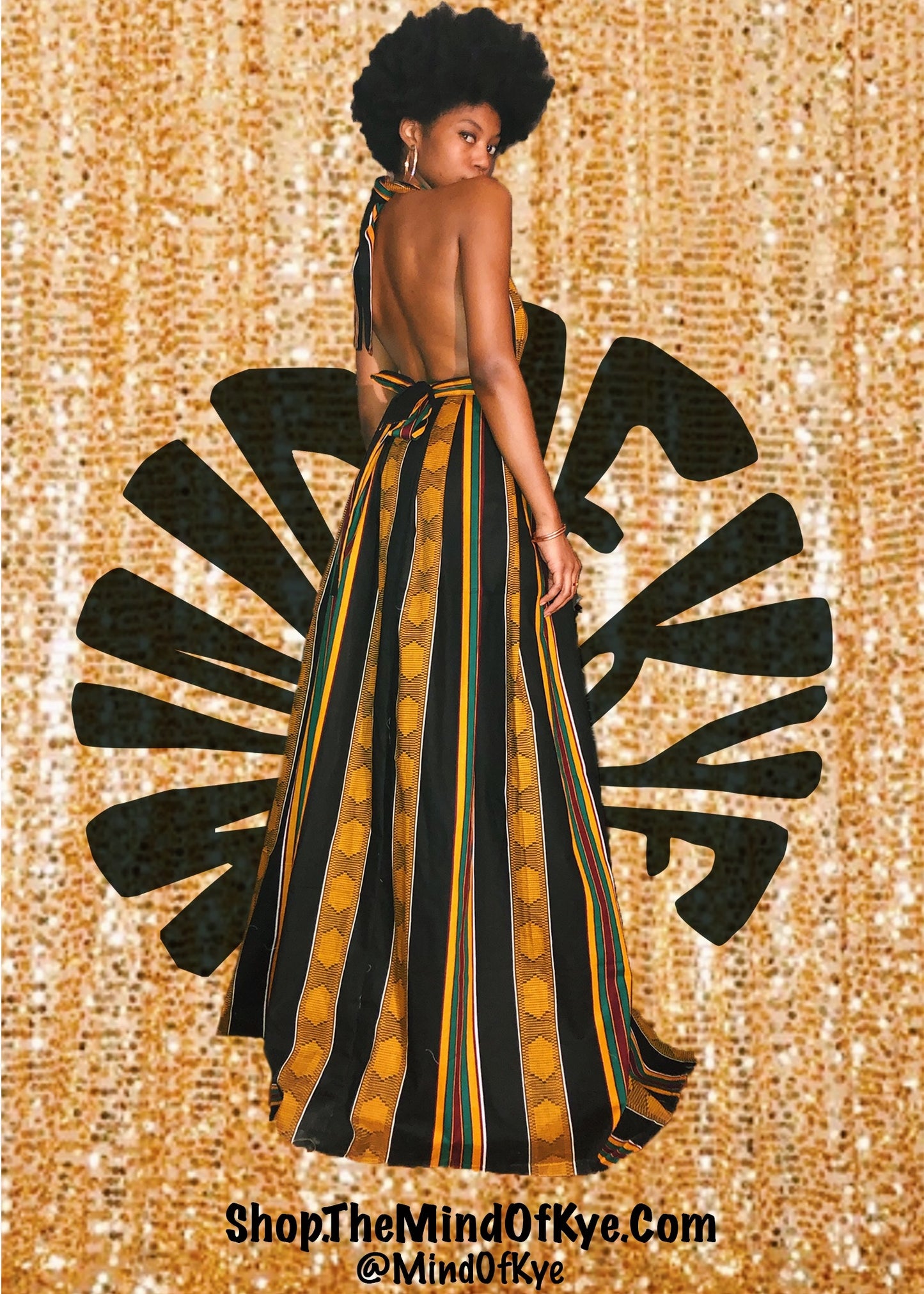 Kente Maxi Dress