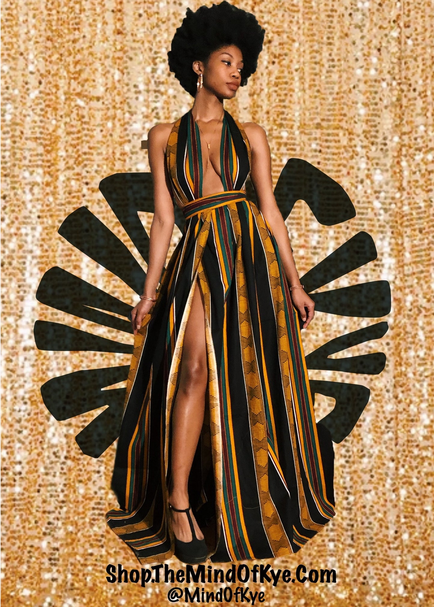 Kente Maxi Dress