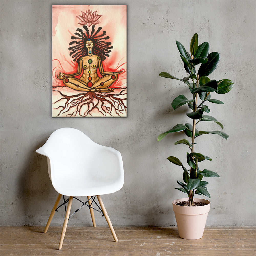 Healing Root Chakra Flow Canvas