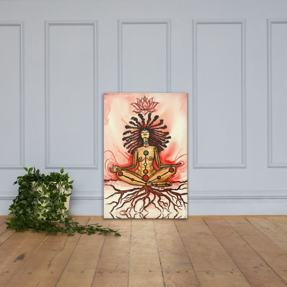 Healing Root Chakra Flow Canvas