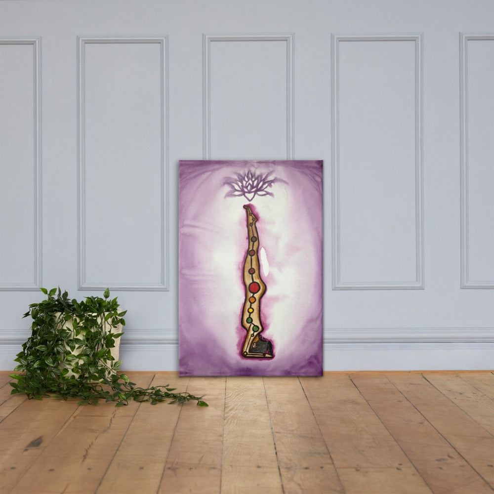 Healing Crown Chakra Flow Canvas