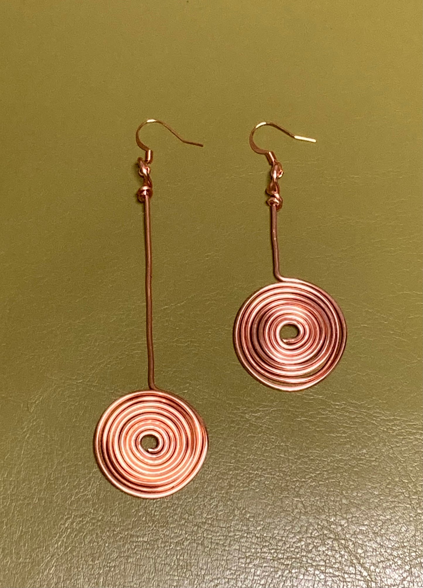 Organic Spiral Earring