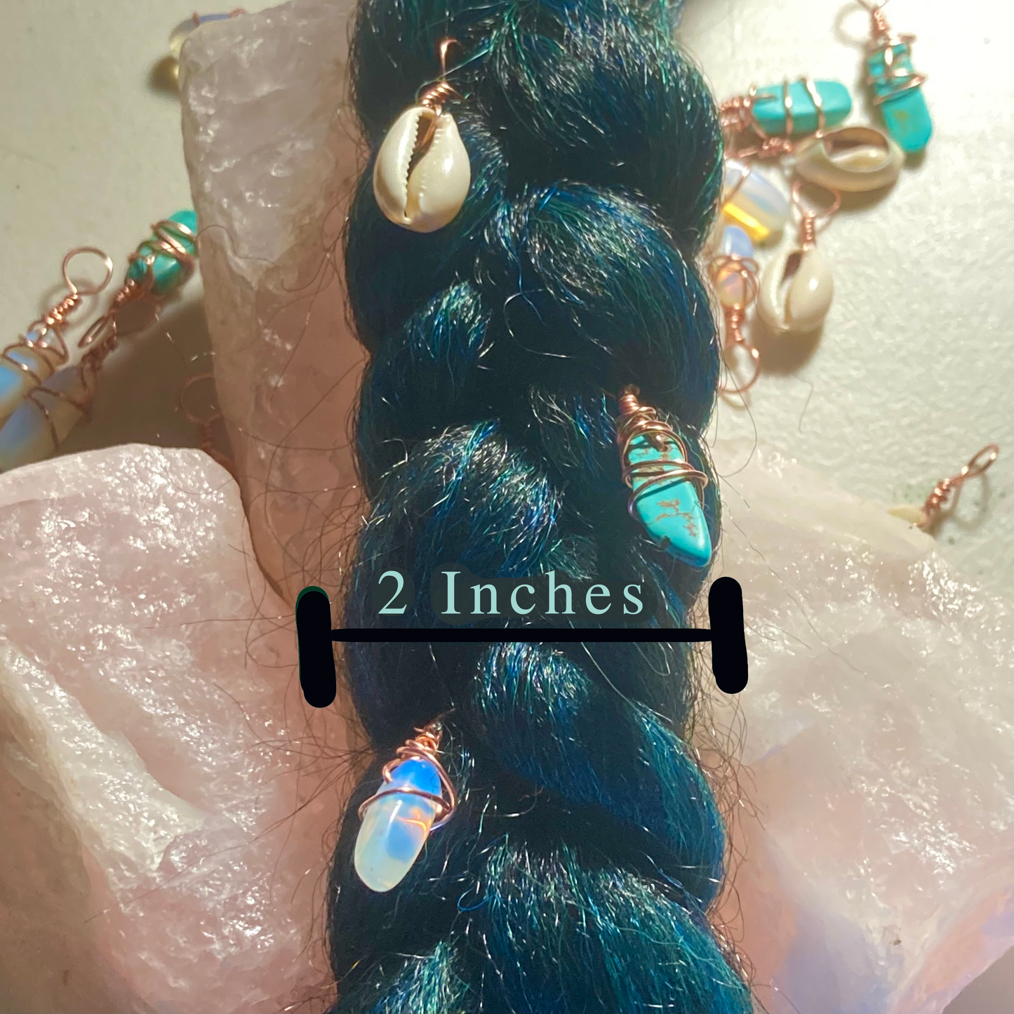 Turquoise Hair Charms
