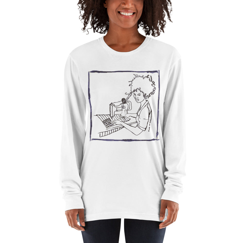 Making America Long sleeve t-shirt (white)