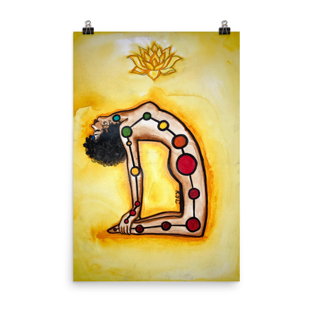 Healing Solar Plexus Flow Poster