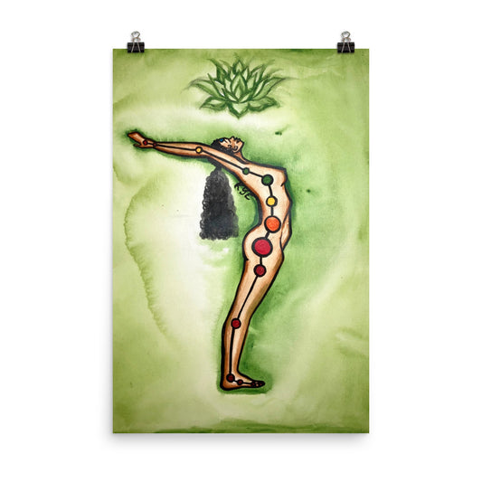 Healing Heart Chakra Flow Poster