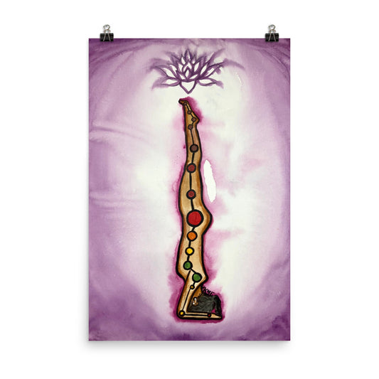 Healing Crown Chakra Flow Poster