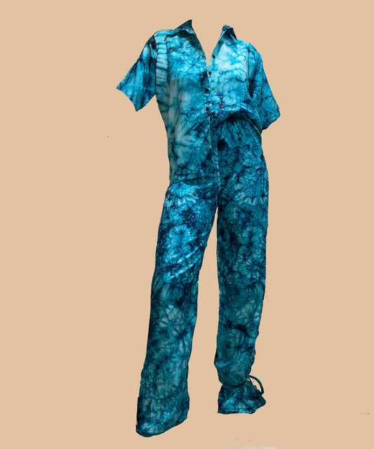 Teal Tie Dye Set